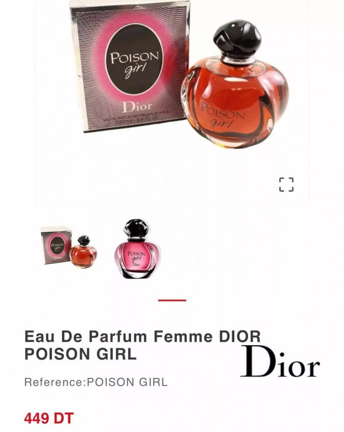 Parfum poisson girl Dior