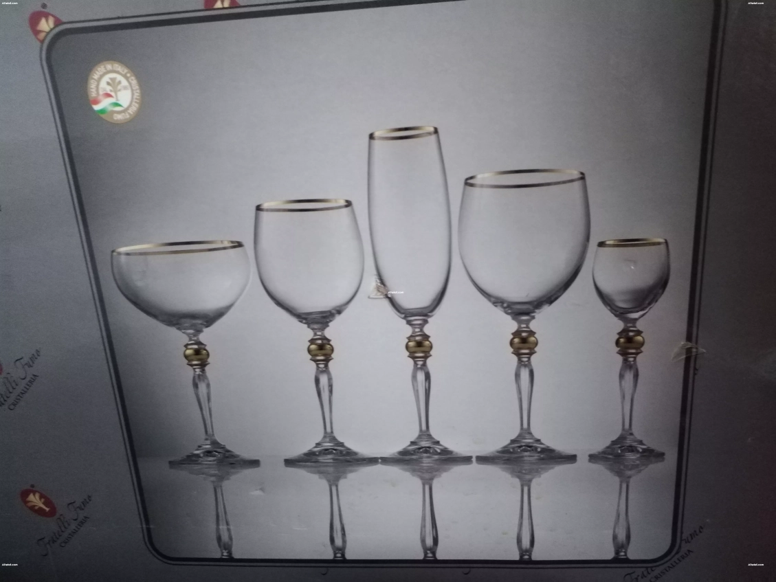 Service cristal d'une marque italienne