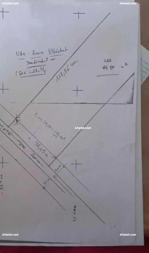 terrain a vendre a soukra Park