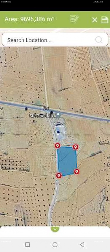 Terrain industriel sfax rte matar