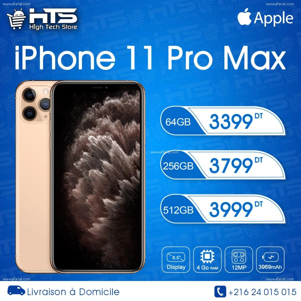 iphone 11 pro max Cacheté + Garantie + Livraison rapide