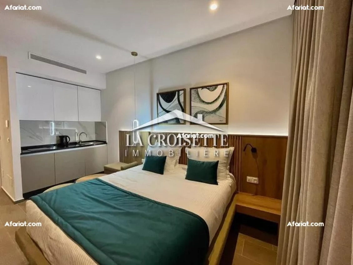 Appartement S+0 meublé aux Jardins de Carthage MAV1675