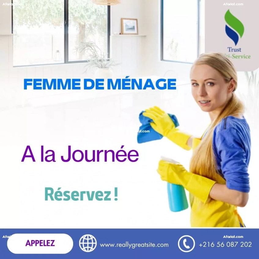 Ménage express à Sidi Daoued – Service journalier