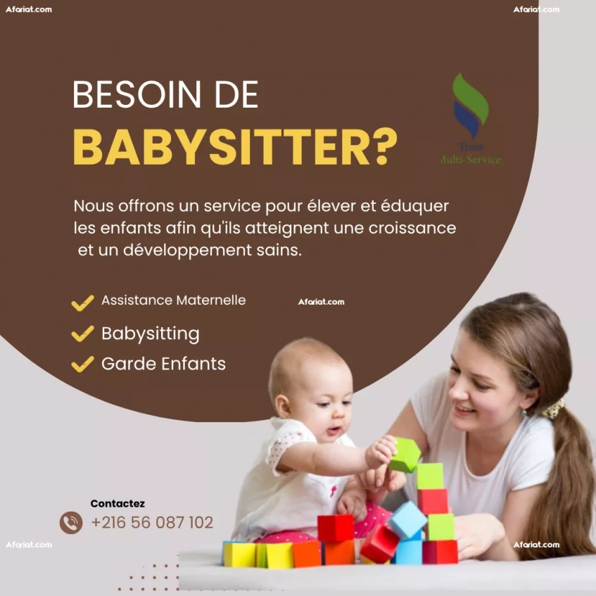 Besoin d’une nounou à domicile A L'AOUINA?