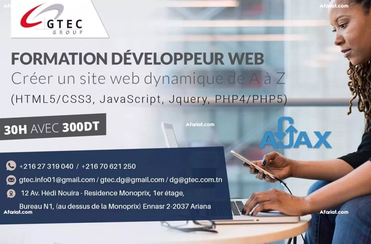 Formation Développement Web Certifiante