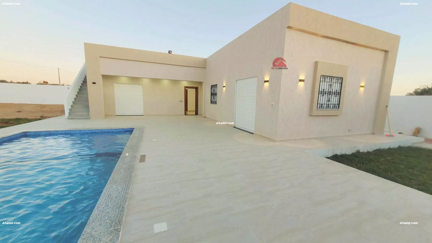 VILLA AVEC PISCINE À SIDI JMOUR DJERBA - RÉF V682