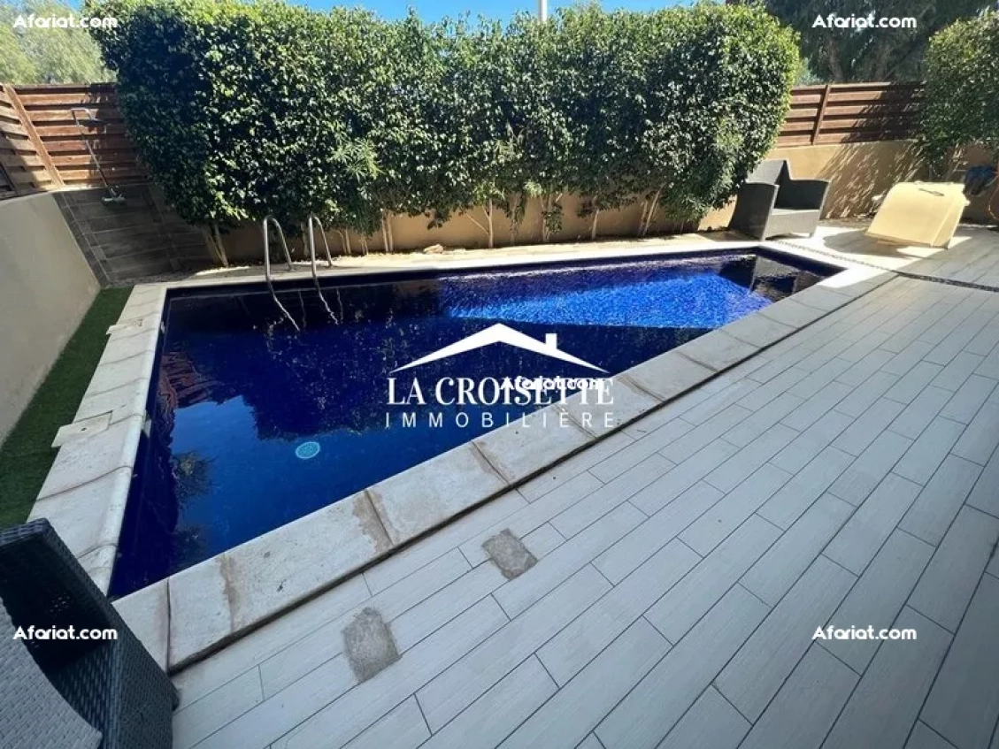 Duplex S+3 avec jardin et piscine à La Marsa ZTRL0072